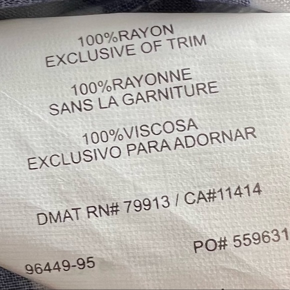 Motherhood Maternity Navy Blue Striped Blouse - Picture 11 of 11